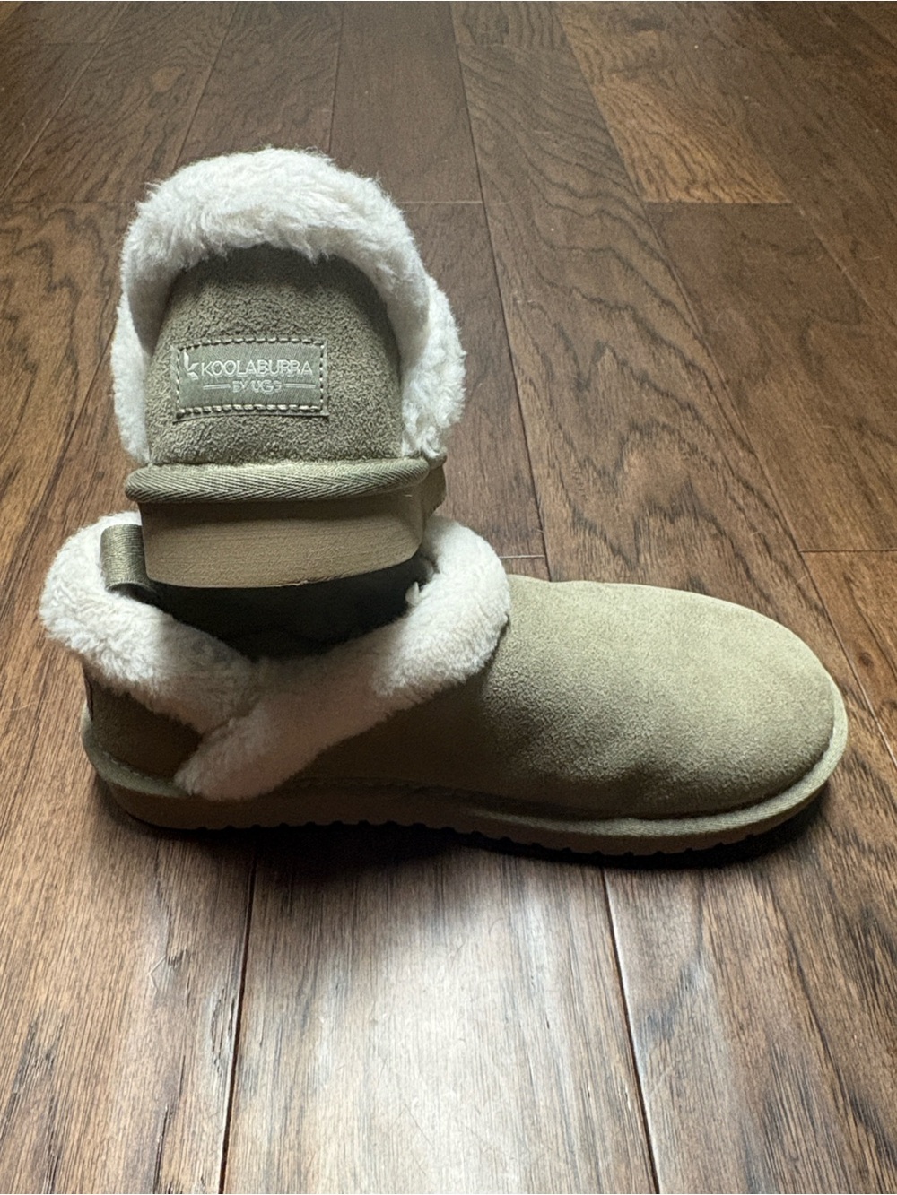Koolaburra Slip-On Shearling-Trim Slippers
